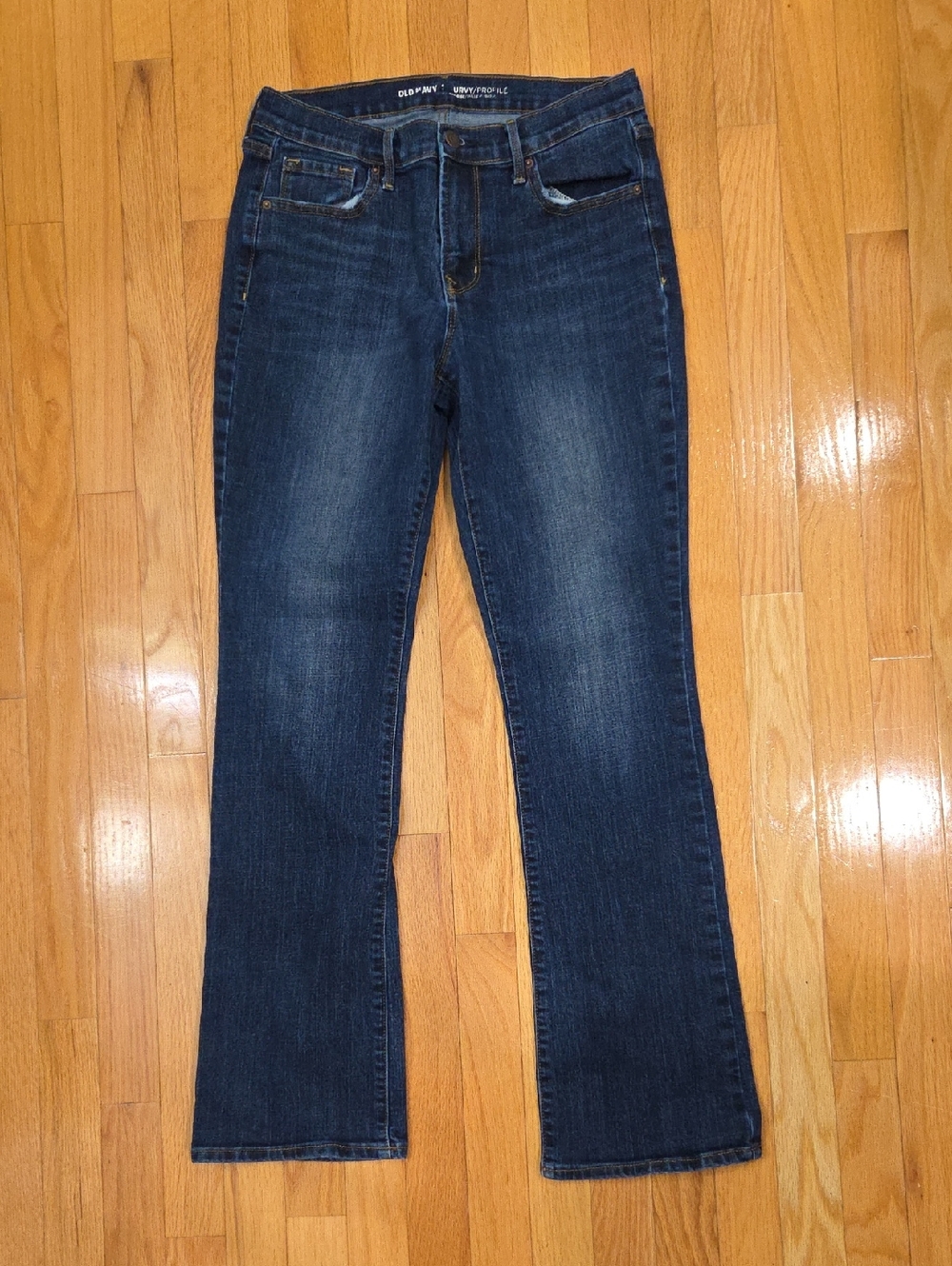 Old Navy Women's Bootcut Jeans in Dark Indigo